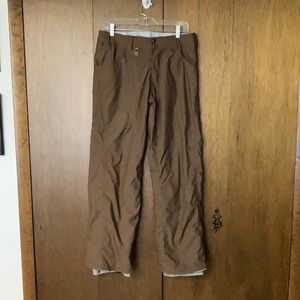 Volcom Brown Snowpants for snowboarding/skiing (M)